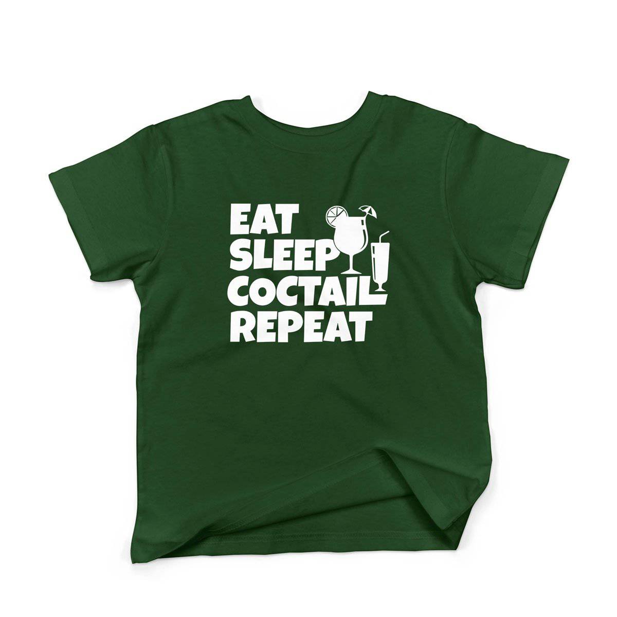 Epic Label Tshirt Eat Sleep Coctail Repeat T-Shirt Enfant
