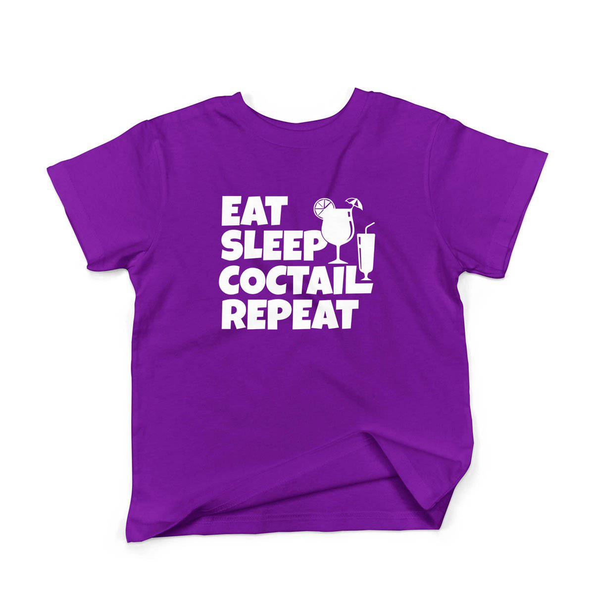 Epic Label Tshirt Eat Sleep Coctail Repeat T-Shirt Enfant
