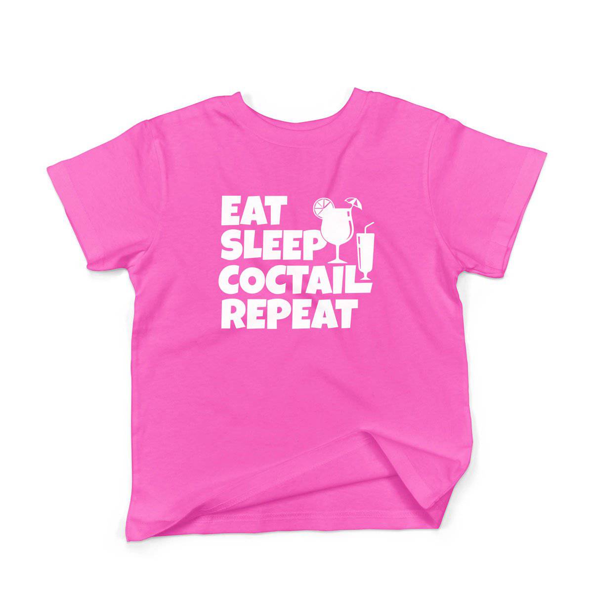 Epic Label Tshirt Eat Sleep Coctail Repeat T-Shirt Enfant