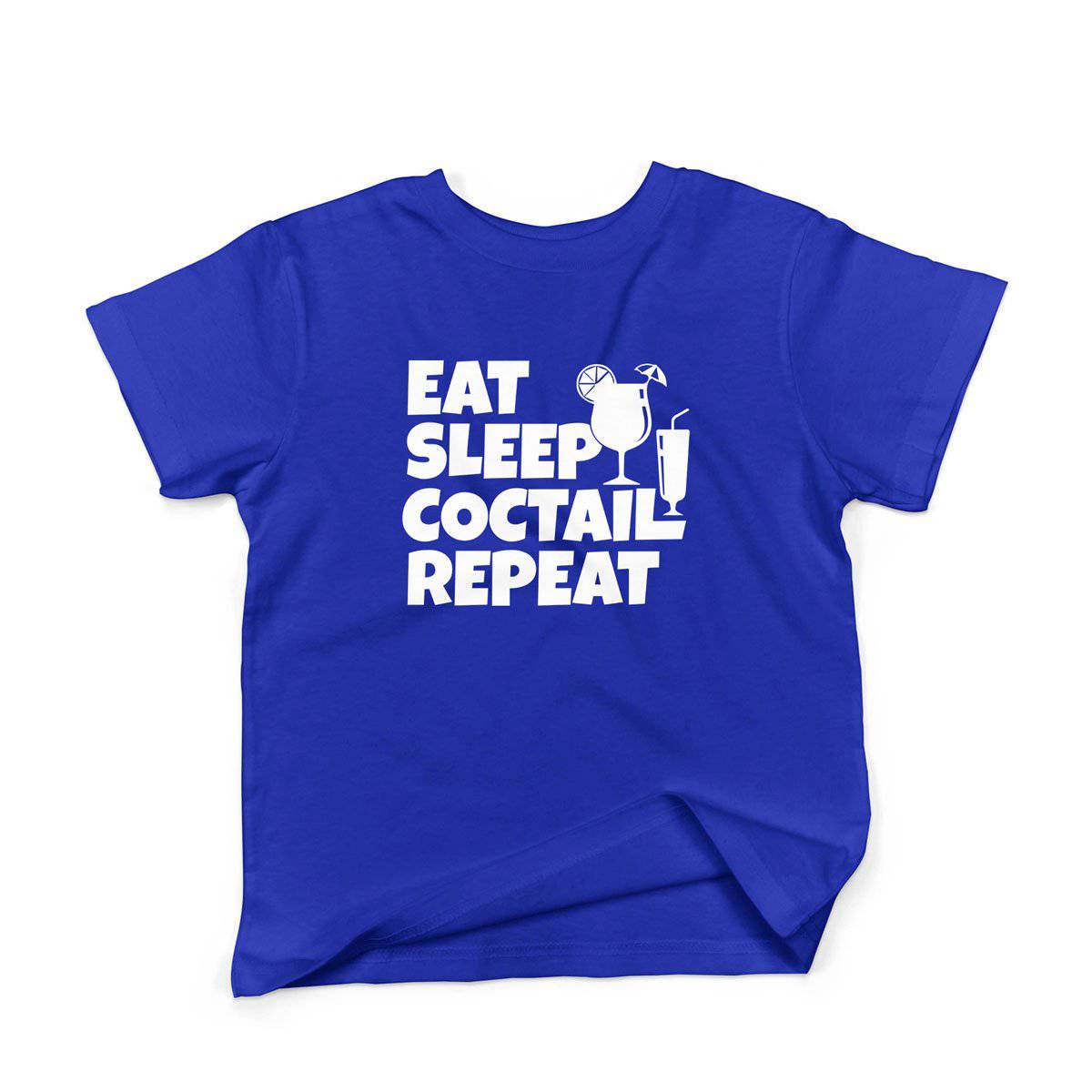 Epic Label Tshirt Eat Sleep Coctail Repeat T-Shirt Enfant