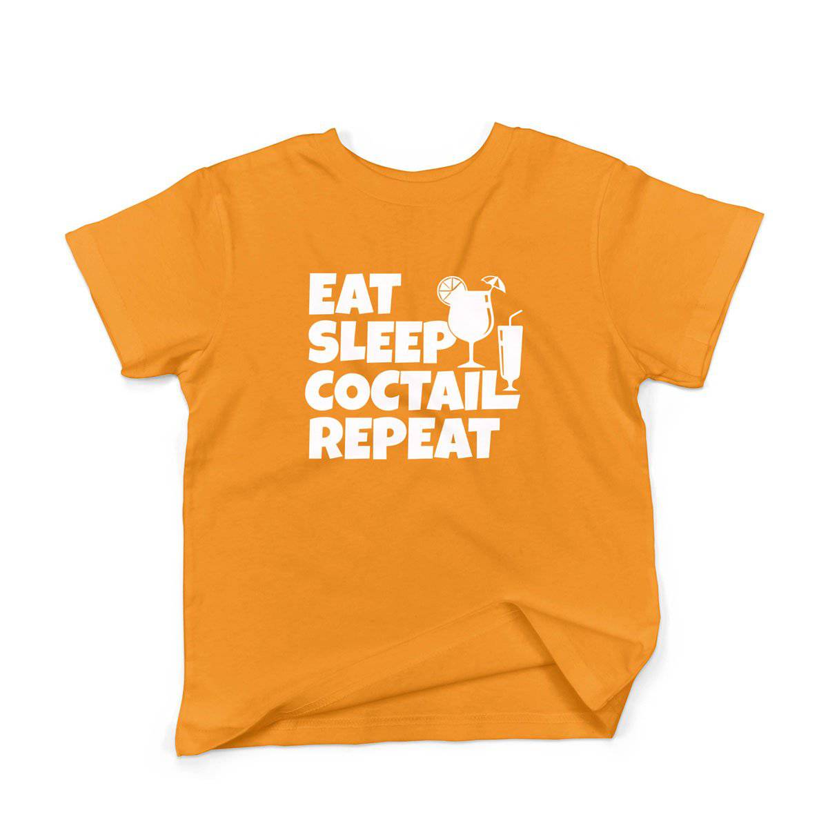 Epic Label Tshirt Eat Sleep Coctail Repeat T-Shirt Enfant