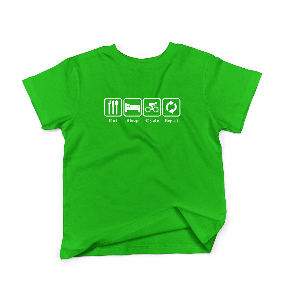 Epic Label Tshirt Eat Sleep Cycle Repeat T-Shirt Enfant