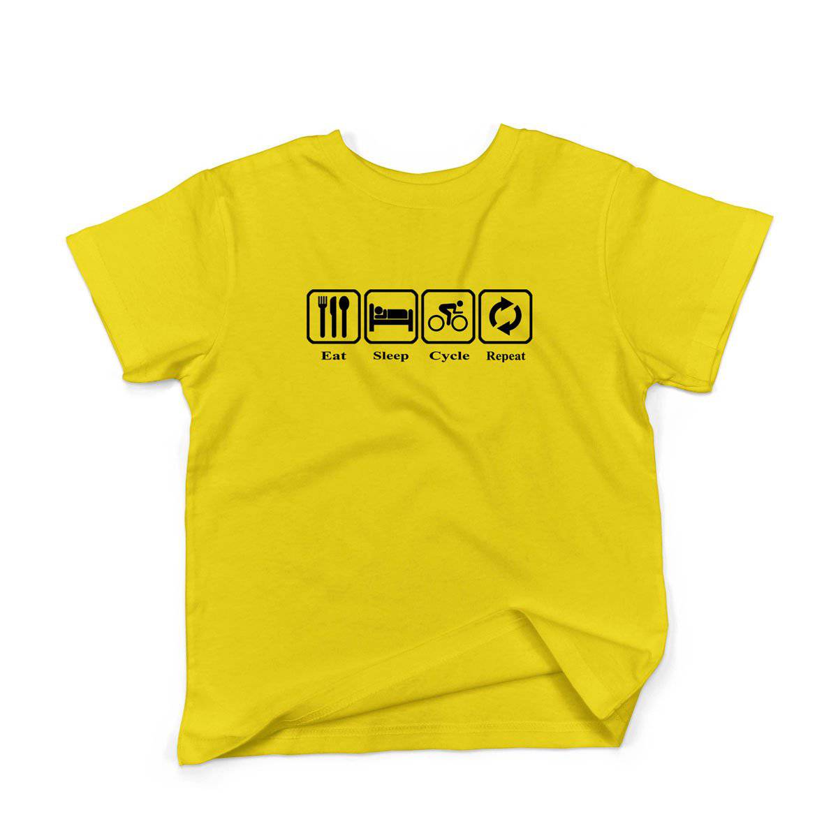 Epic Label Tshirt Eat Sleep Cycle Repeat T-Shirt Enfant