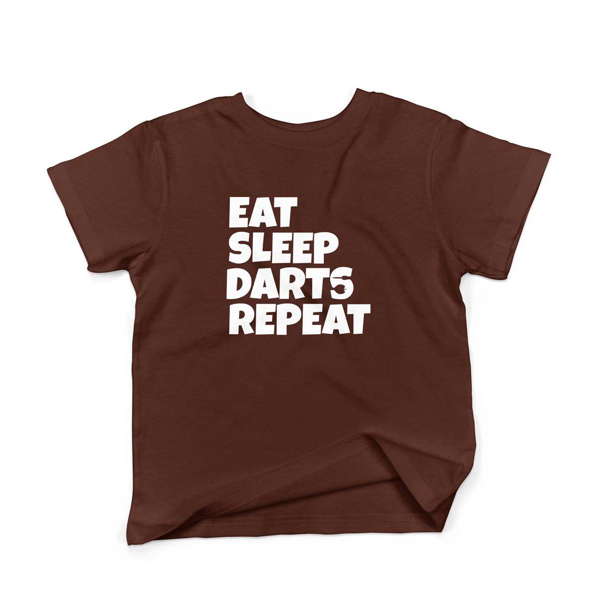Epic Label Tshirt Eat Sleep Darts Repeat T-Shirt Enfant