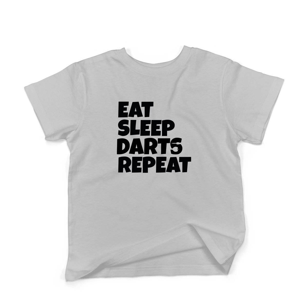Epic Label Tshirt Eat Sleep Darts Repeat T-Shirt Enfant