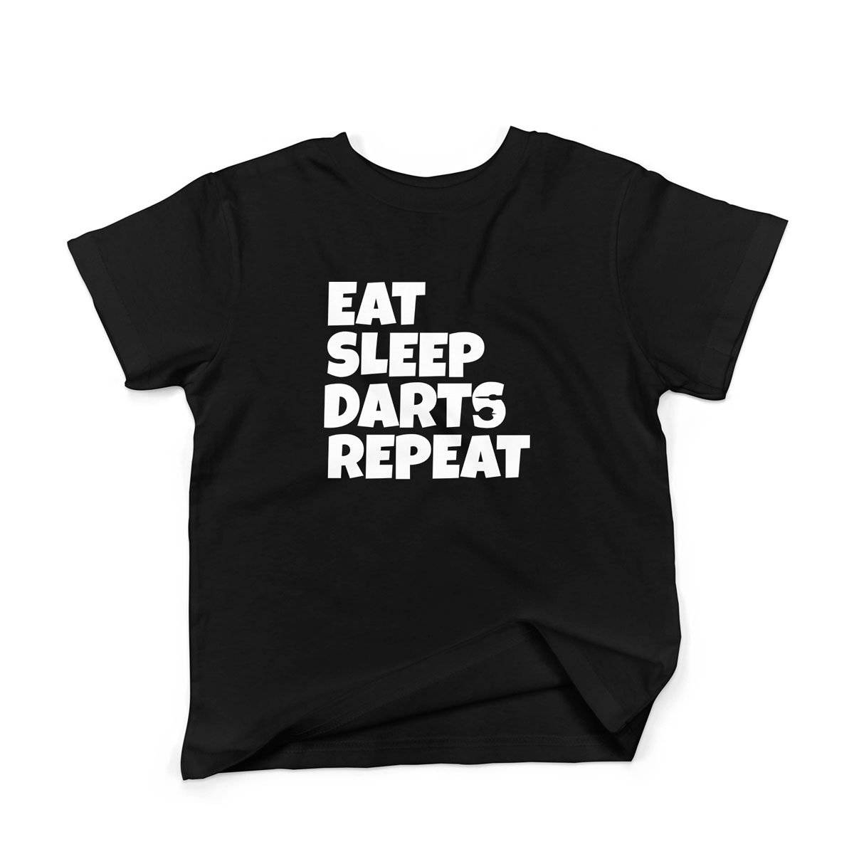 Epic Label Tshirt Eat Sleep Darts Repeat T-Shirt Enfant