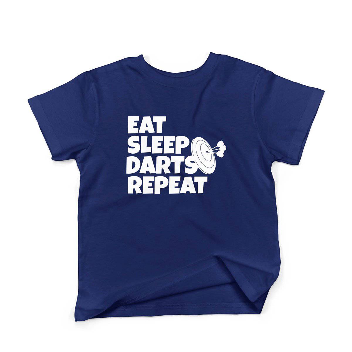 Epic Label Tshirt Eat Sleep Darts Repeat T-Shirt Enfant