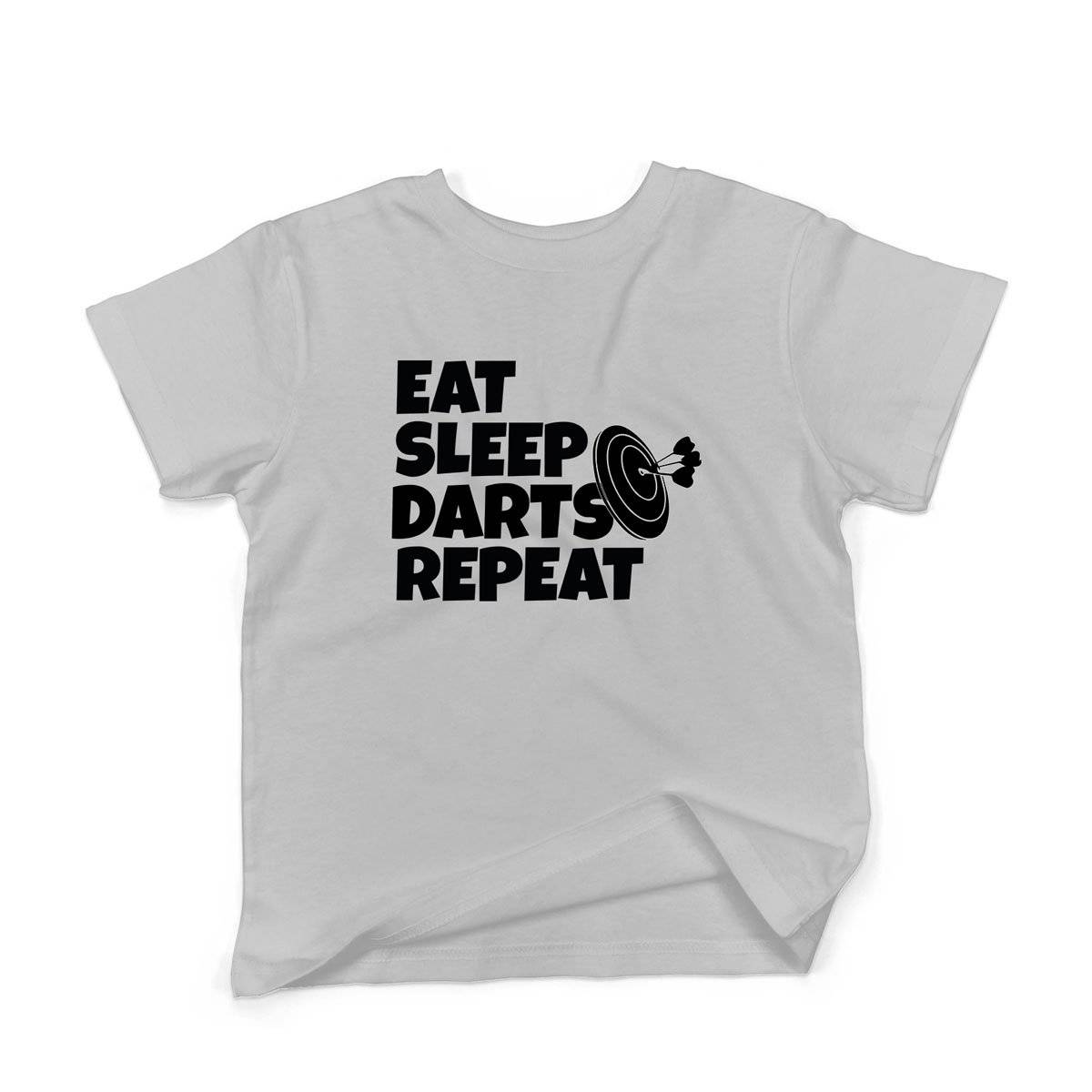 Epic Label Tshirt Eat Sleep Darts Repeat T-Shirt Enfant