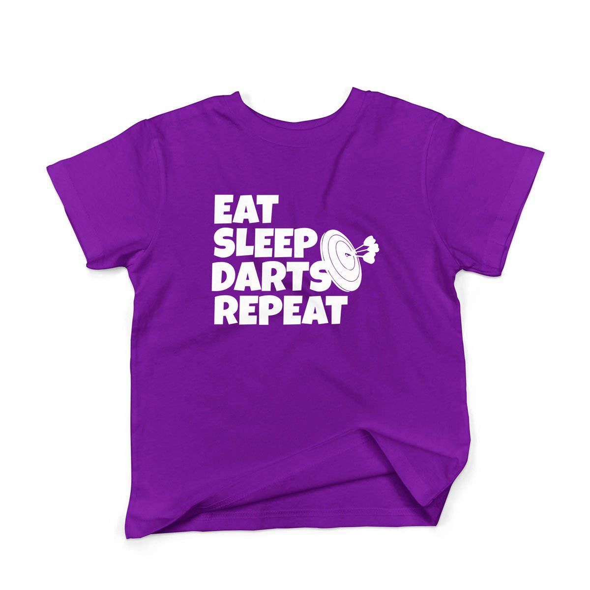 Epic Label Tshirt Eat Sleep Darts Repeat T-Shirt Enfant