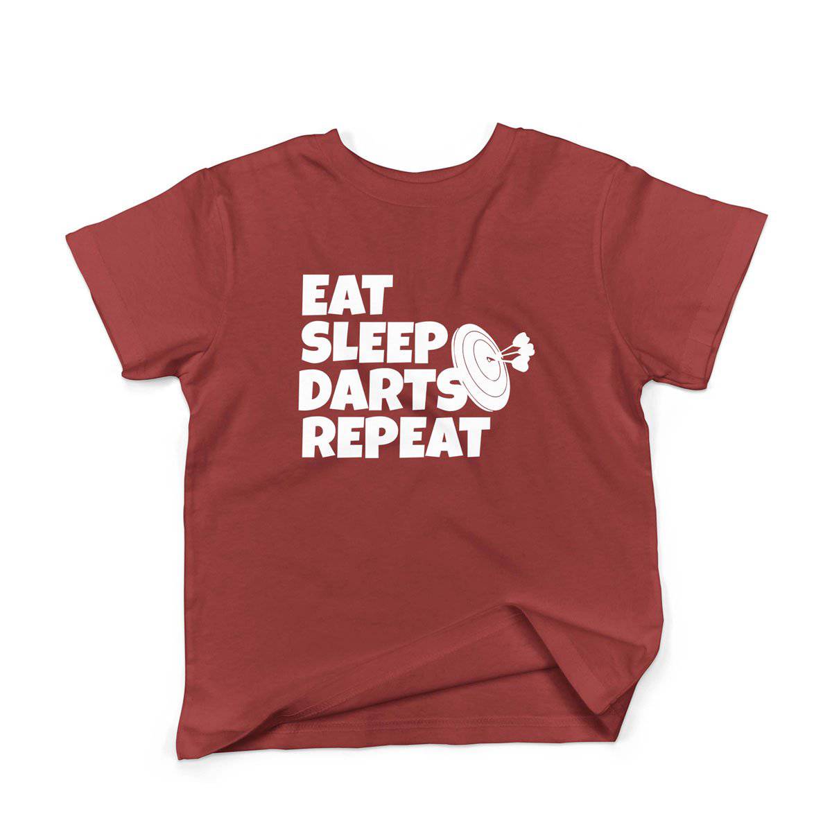 Epic Label Tshirt Eat Sleep Darts Repeat T-Shirt Enfant