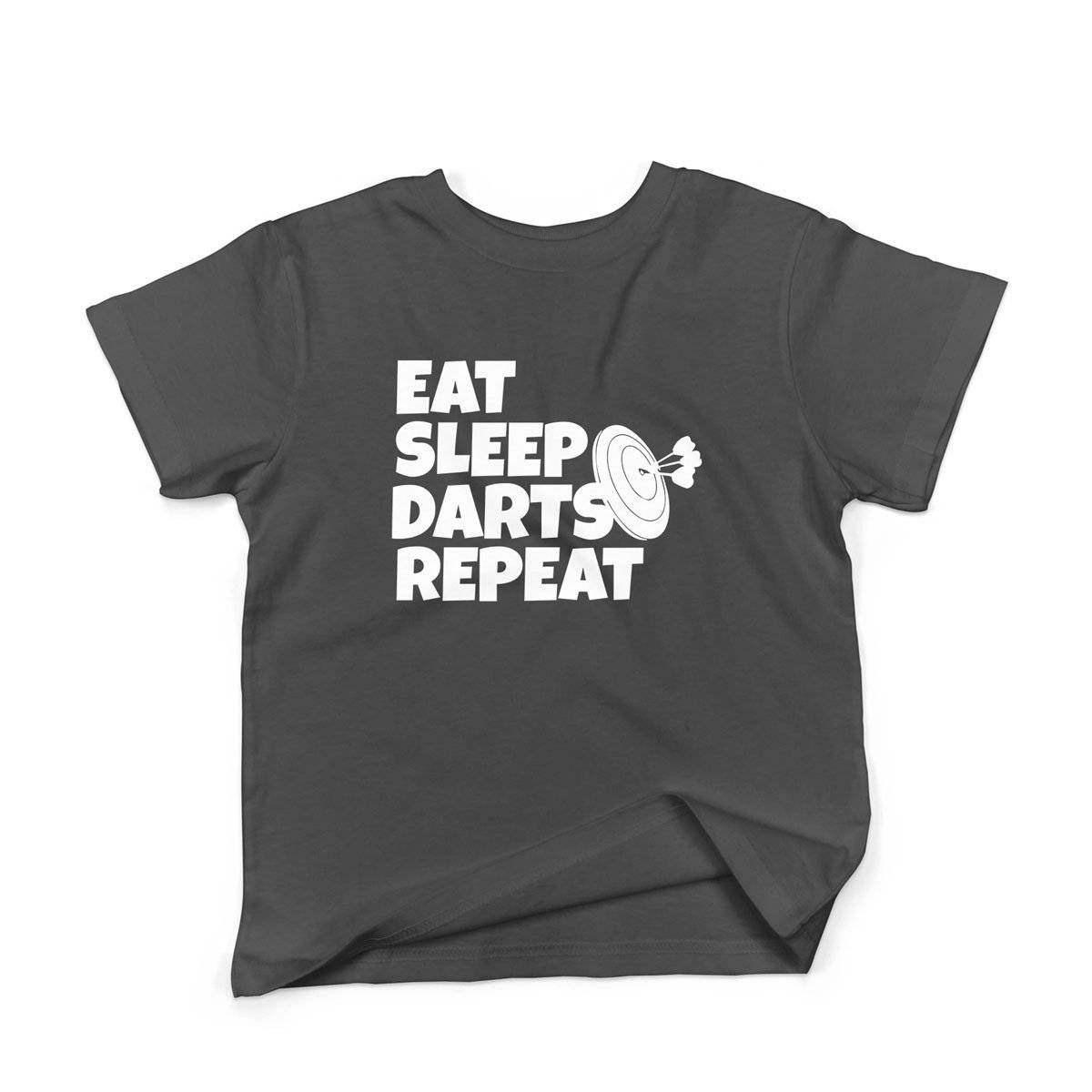 Epic Label Tshirt Eat Sleep Darts Repeat T-Shirt Enfant