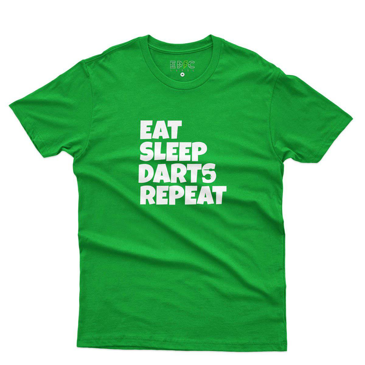 Epic Label Tshirt Eat Sleep Darts Repeat T-Shirt Pour Homme