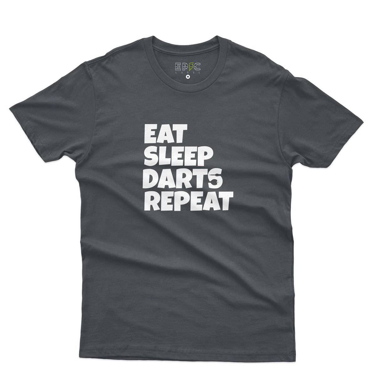 Epic Label Tshirt Eat Sleep Darts Repeat T-Shirt Pour Homme