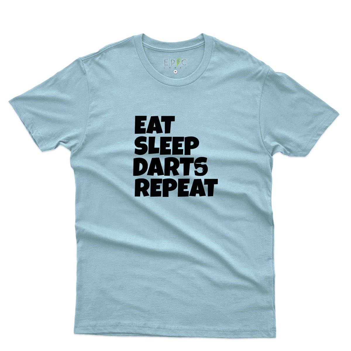 Epic Label Tshirt Eat Sleep Darts Repeat T-Shirt Pour Homme