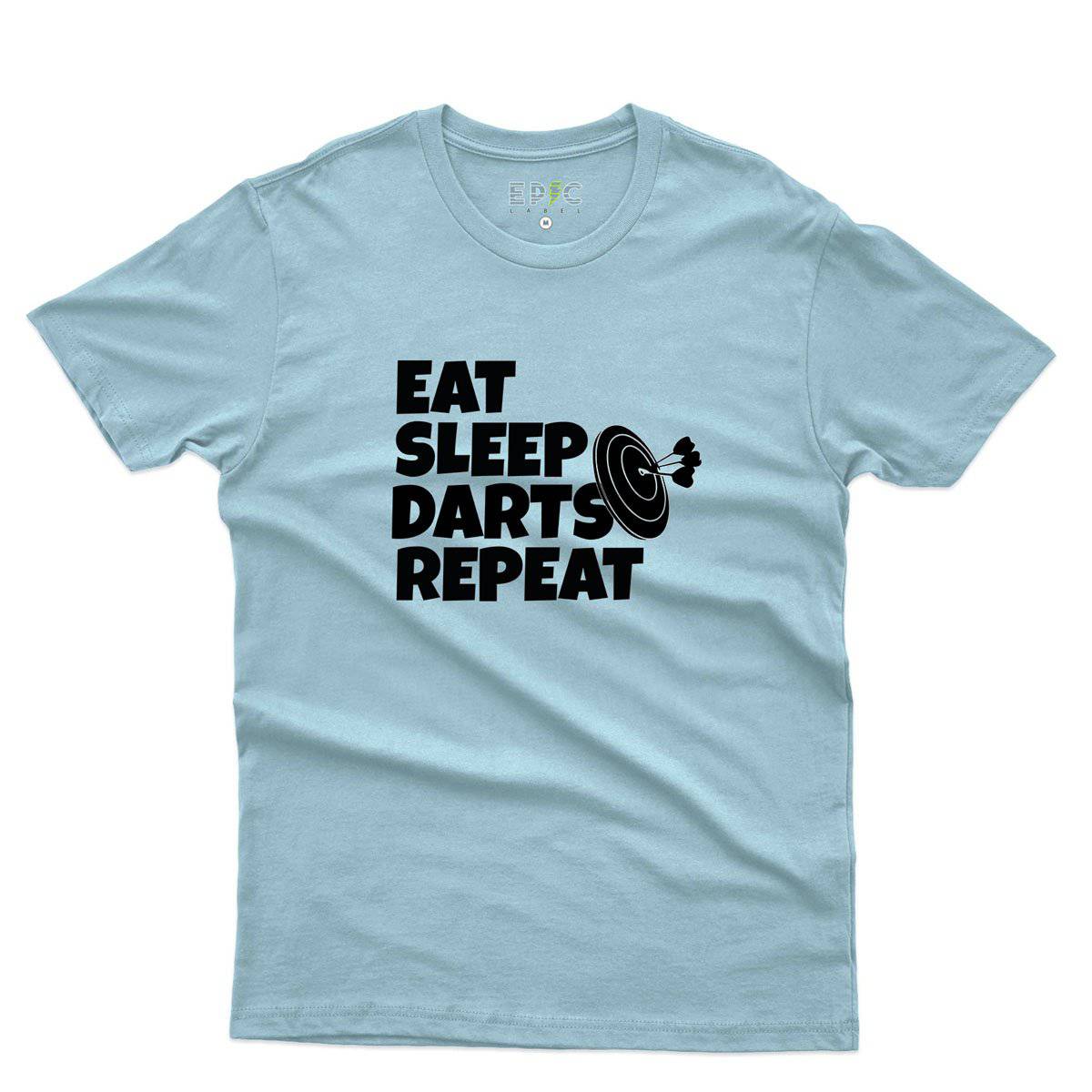 Epic Label Tshirt Eat Sleep Darts Repeat T-Shirt Pour Homme
