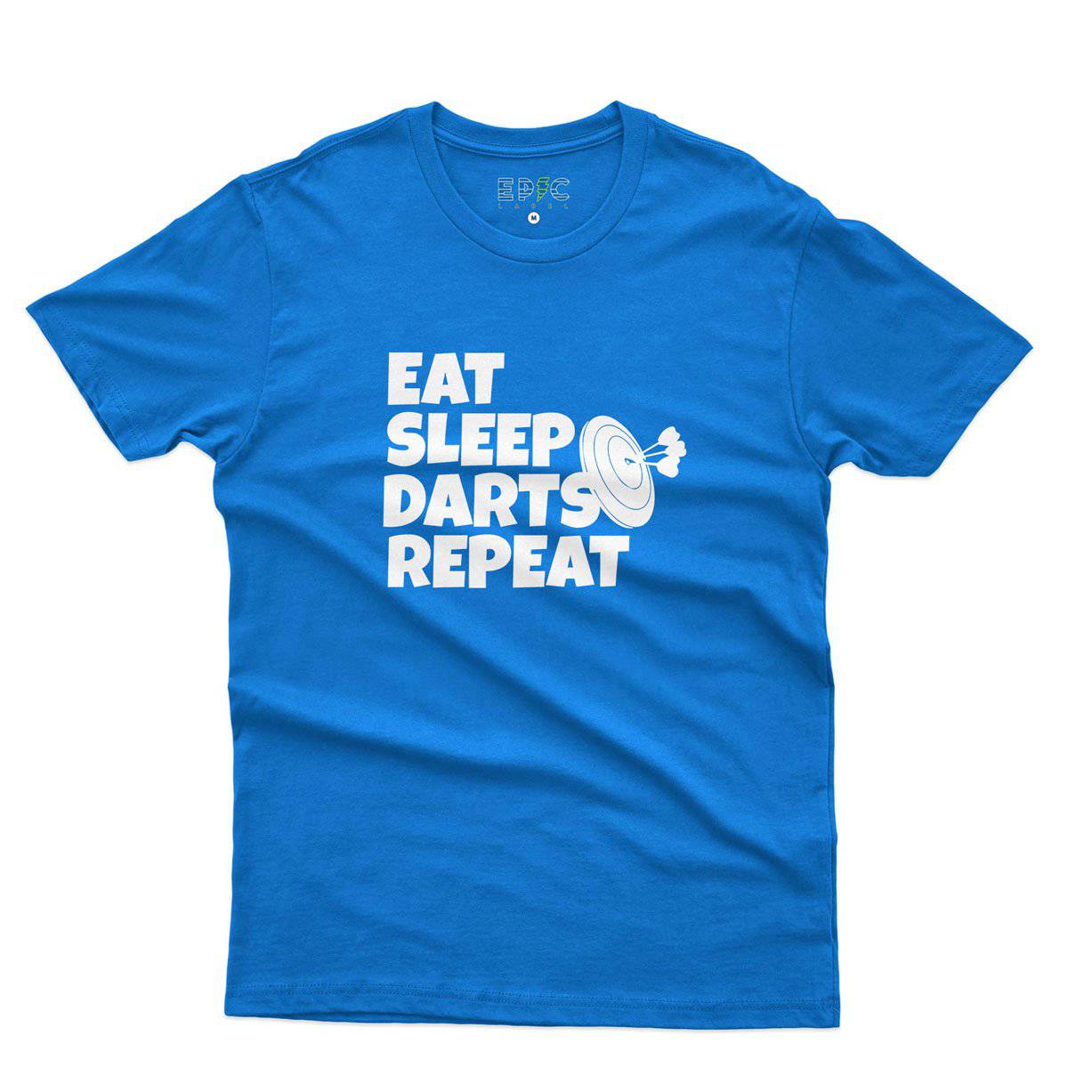 Epic Label Tshirt Eat Sleep Darts Repeat T-Shirt Pour Homme