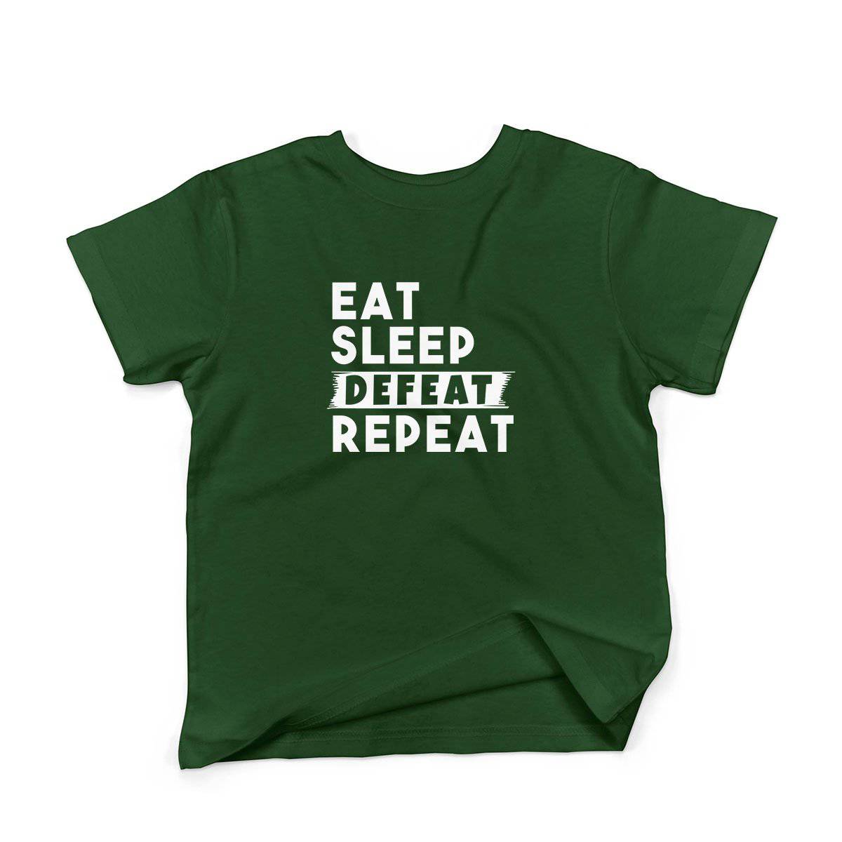 Epic Label Tshirt Eat Sleep Defeat Repeat T-Shirt Enfant