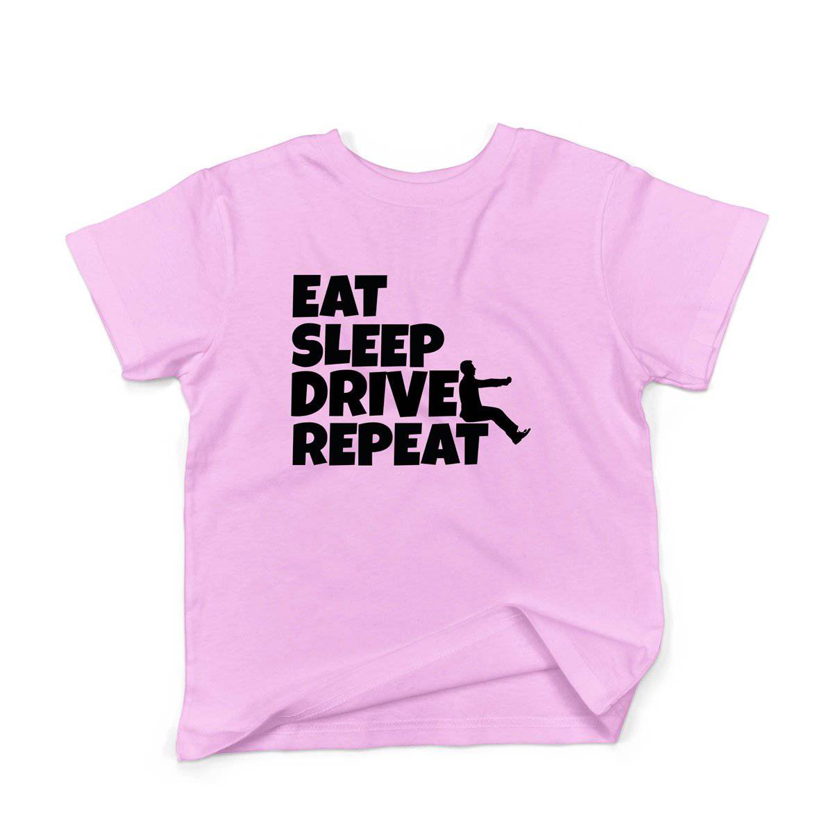 Epic Label Tshirt Eat Sleep Drive Repeat T-Shirt Enfant