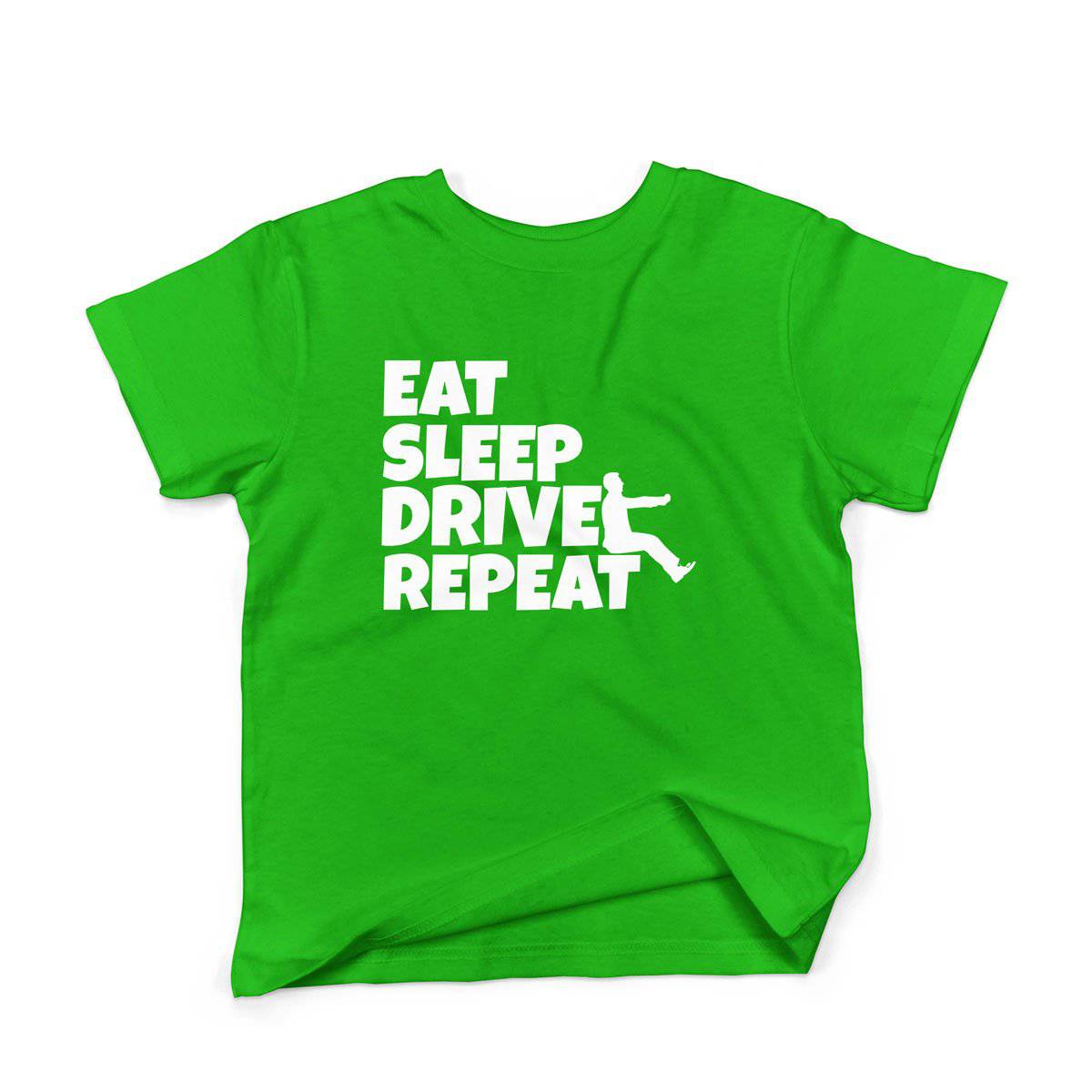 Epic Label Tshirt Eat Sleep Drive Repeat T-Shirt Enfant