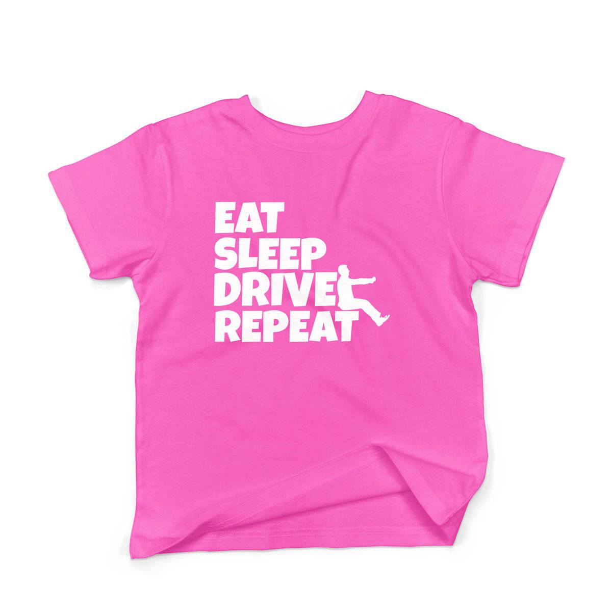 Epic Label Tshirt Eat Sleep Drive Repeat T-Shirt Enfant