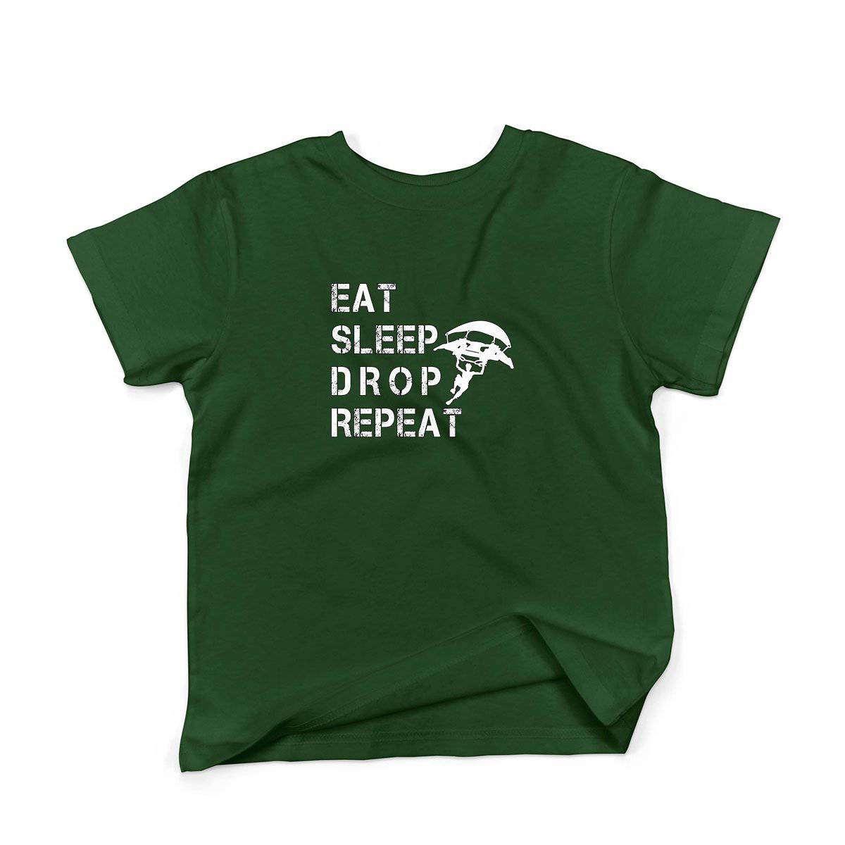 Epic Label Tshirt Eat Sleep Drop Repeat T-Shirt Enfant