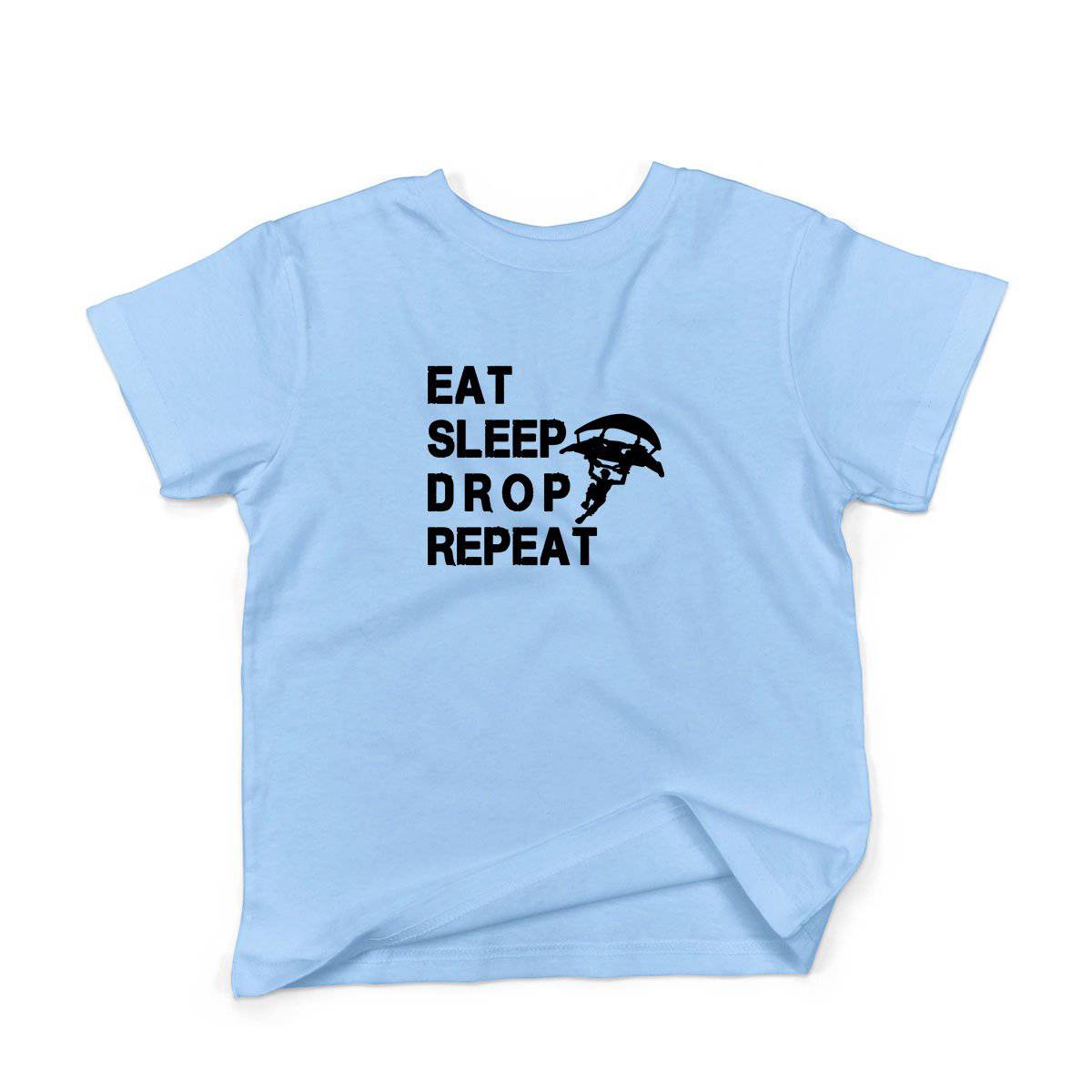 Epic Label Tshirt Eat Sleep Drop Repeat T-Shirt Enfant