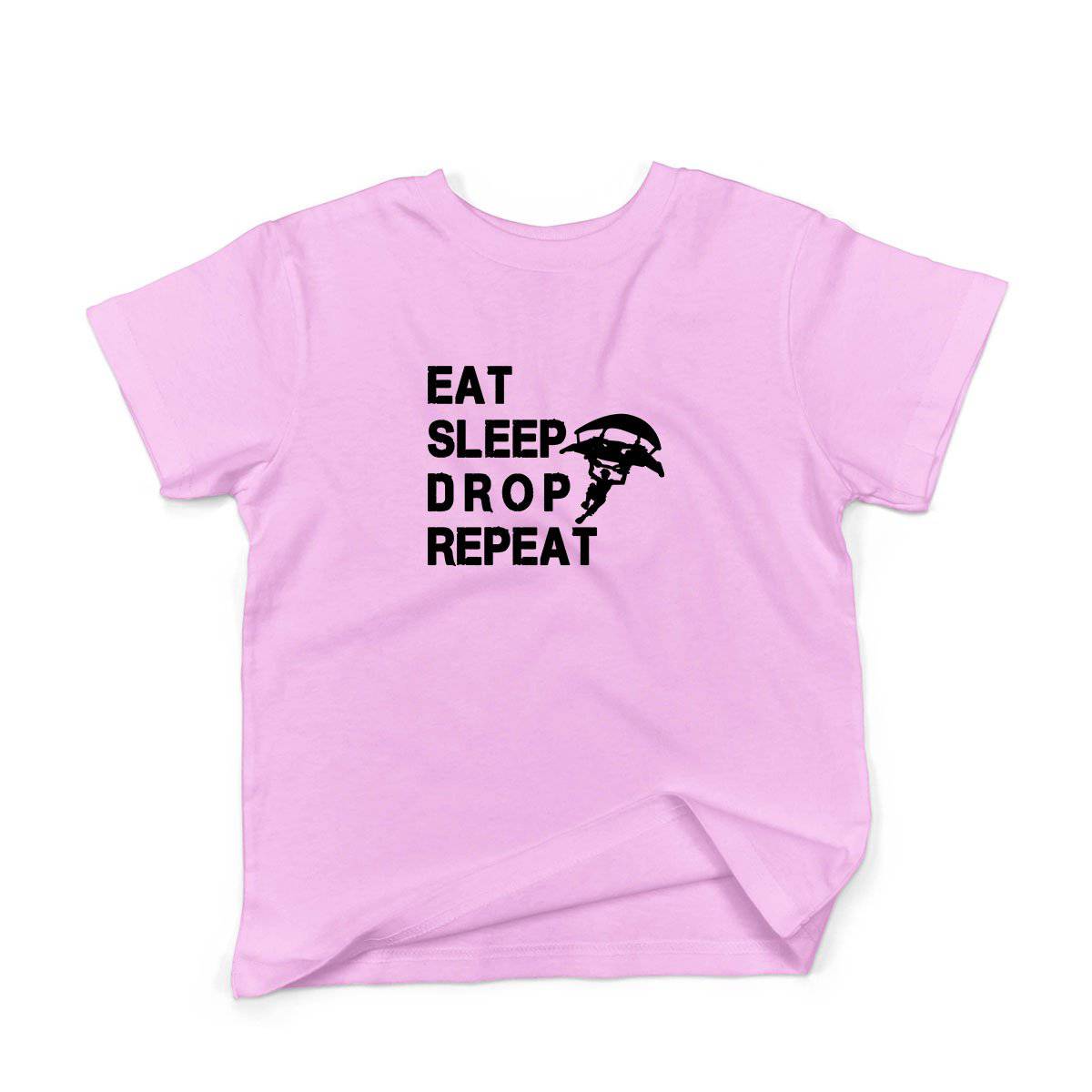 Epic Label Tshirt Eat Sleep Drop Repeat T-Shirt Enfant