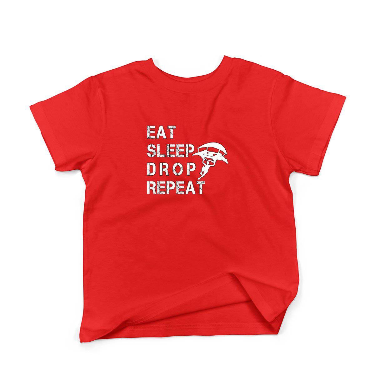Epic Label Tshirt Eat Sleep Drop Repeat T-Shirt Enfant