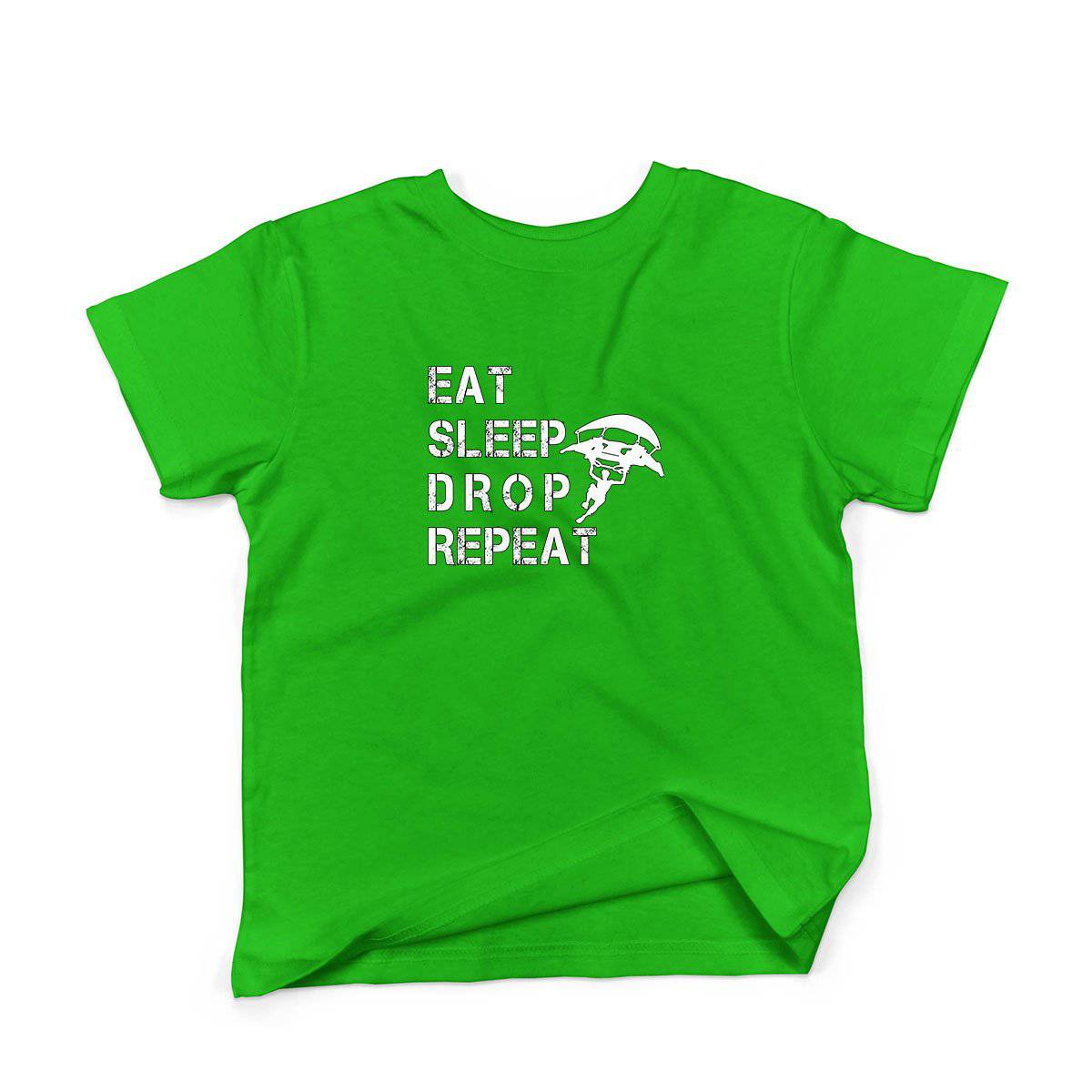 Epic Label Tshirt Eat Sleep Drop Repeat T-Shirt Enfant