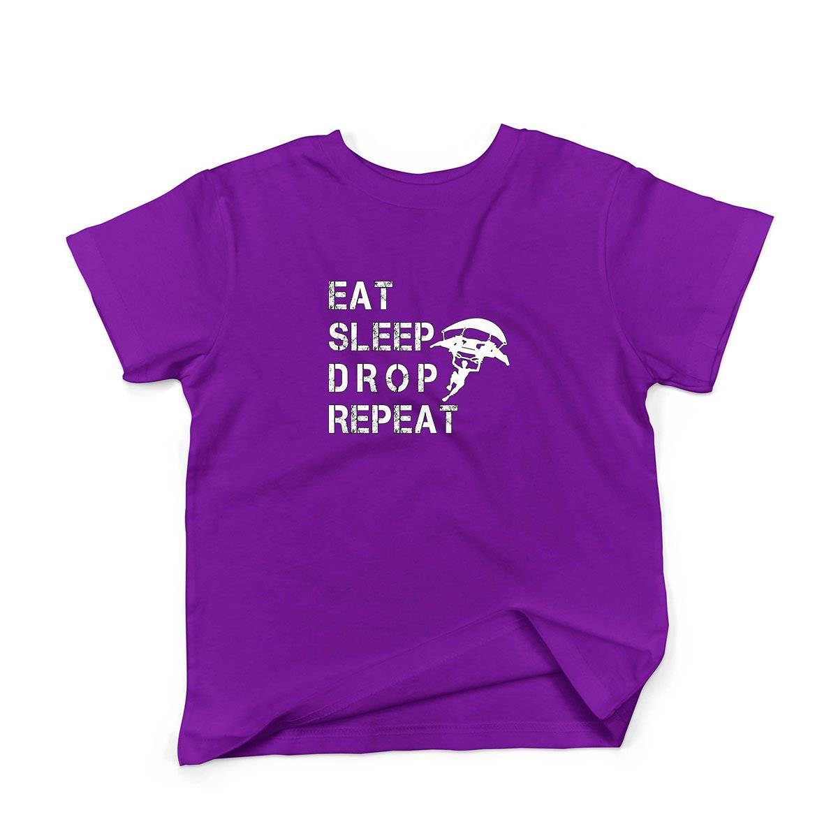 Epic Label Tshirt Eat Sleep Drop Repeat T-Shirt Enfant