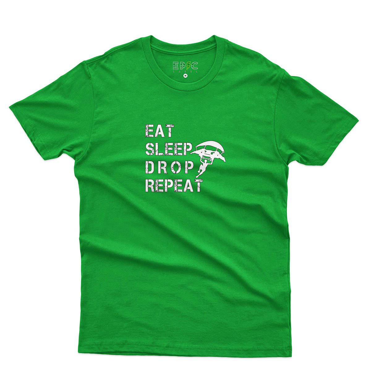 Epic Label Tshirt Eat Sleep Drop Repeat T-Shirt Pour Homme