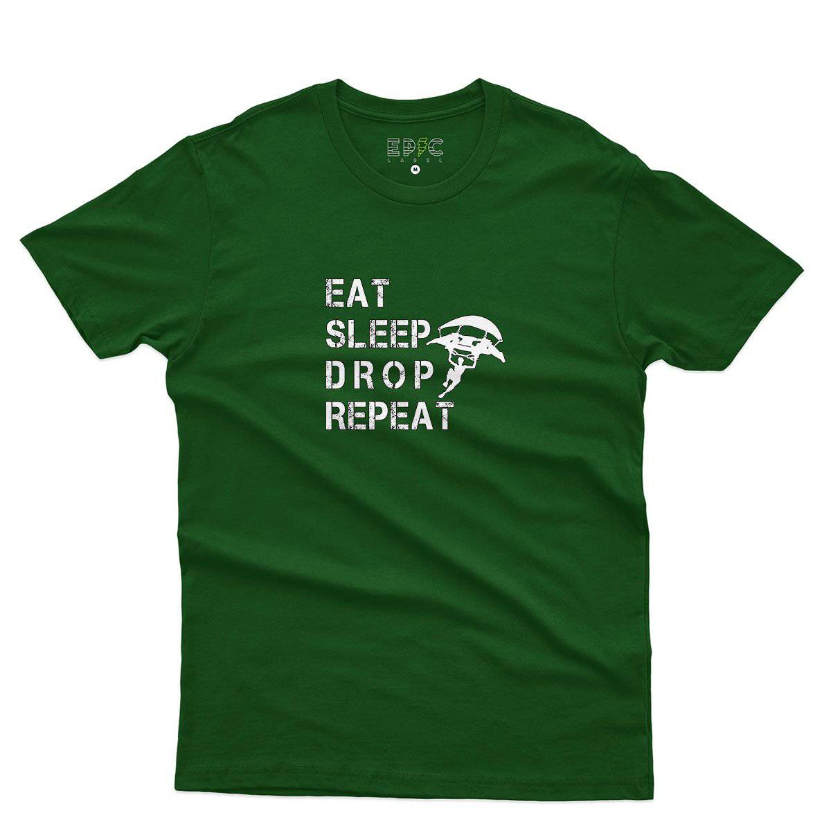 Epic Label Tshirt Eat Sleep Drop Repeat T-Shirt Pour Homme