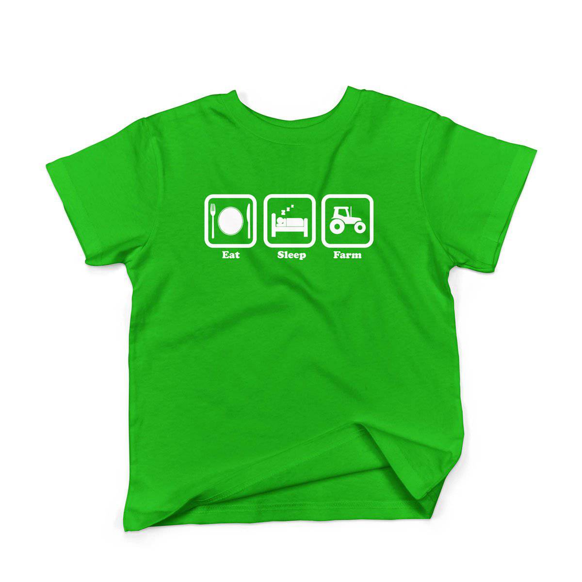 Epic Label Tshirt Eat Sleep Farm T-Shirt Enfant