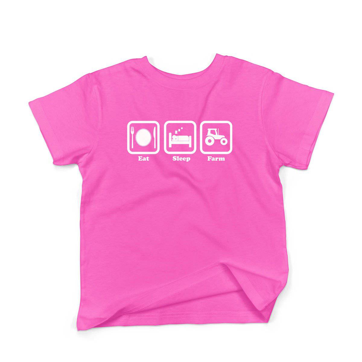 Epic Label Tshirt Eat Sleep Farm T-Shirt Enfant