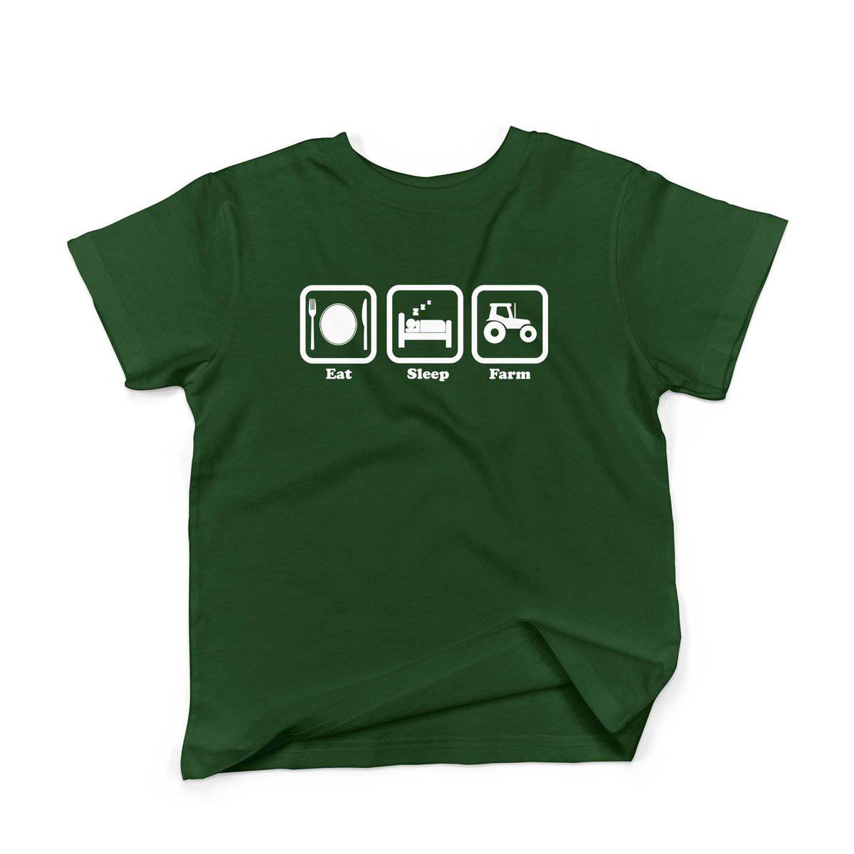 Epic Label Tshirt Eat Sleep Farm T-Shirt Enfant