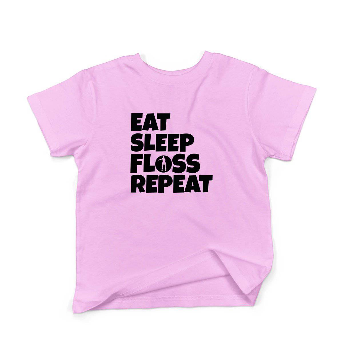 Epic Label Tshirt Eat Sleep Floss Repeat T-Shirt Enfant