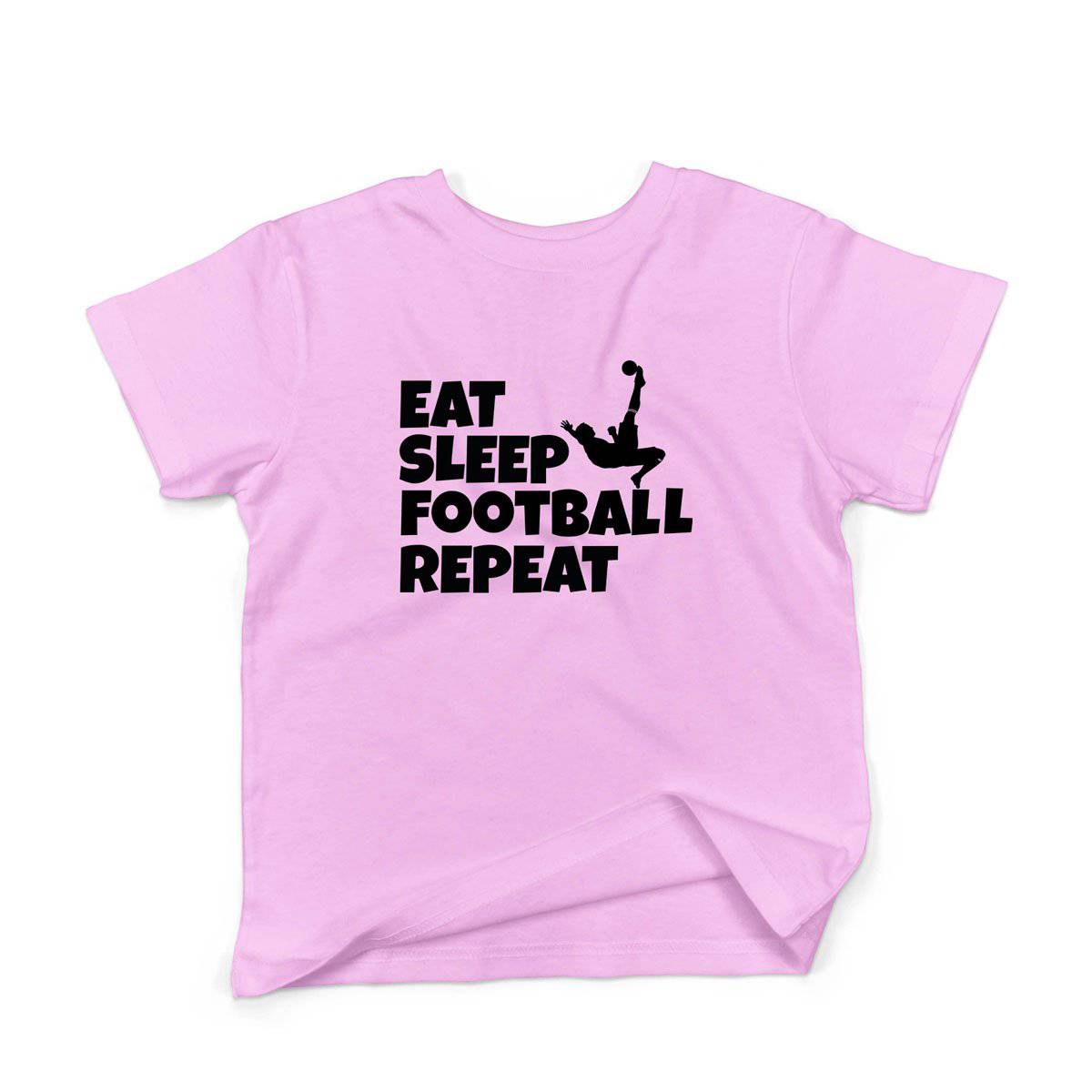 Epic Label Tshirt Eat Sleep Football Repeat T-Shirt Enfant