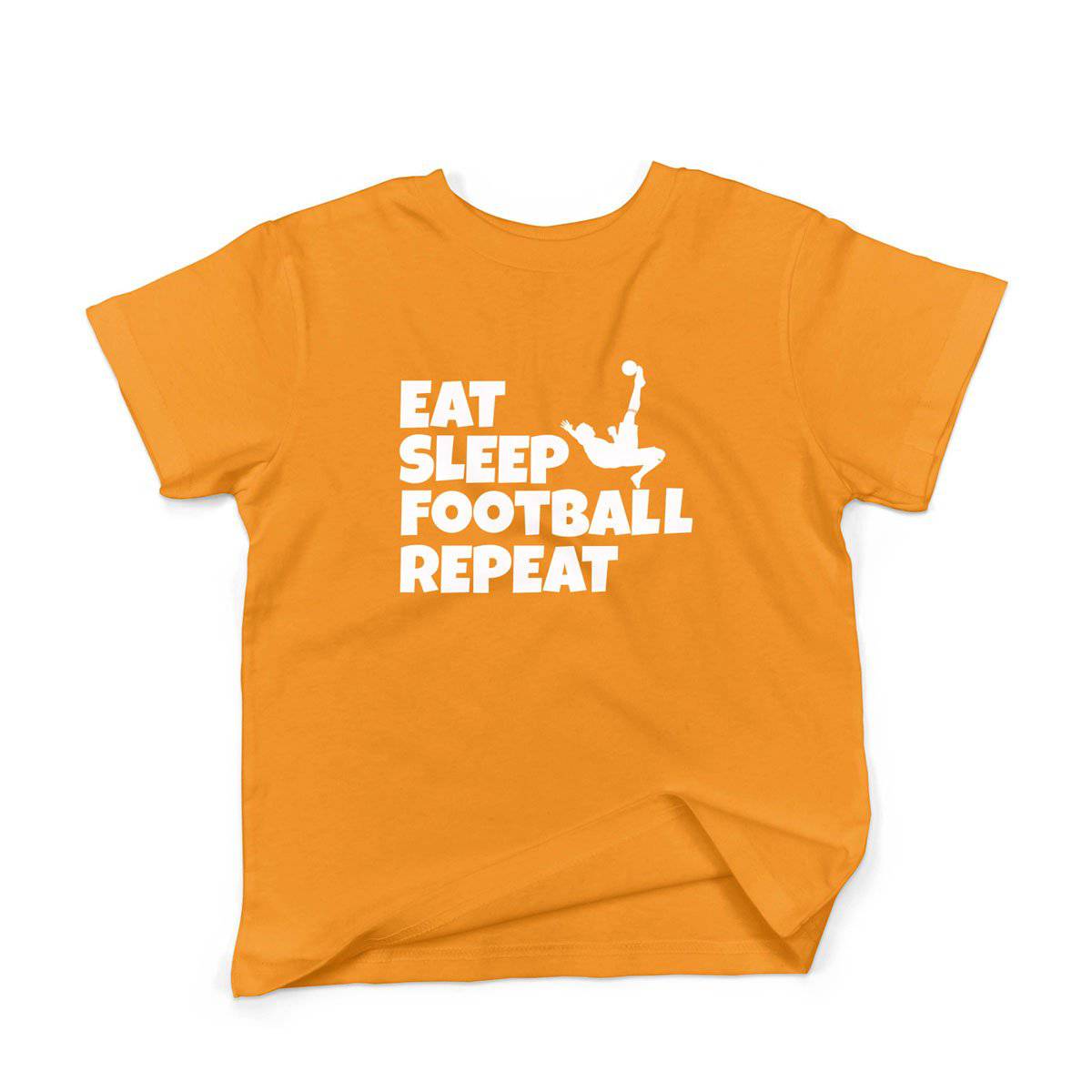Epic Label Tshirt Eat Sleep Football Repeat T-Shirt Enfant