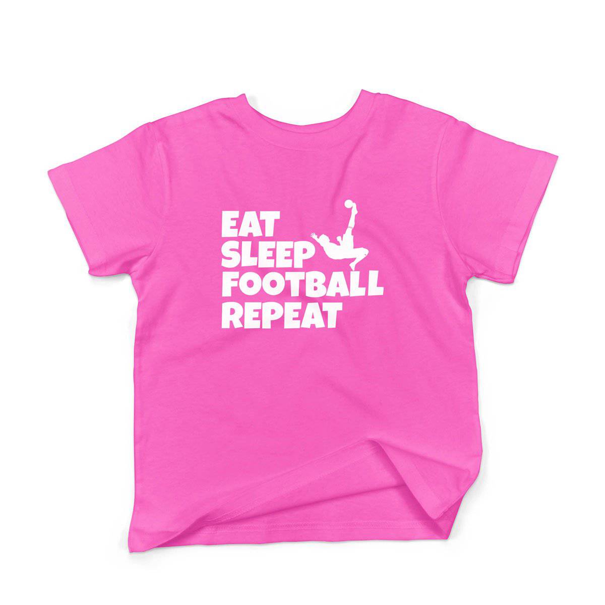 Epic Label Tshirt Eat Sleep Football Repeat T-Shirt Enfant
