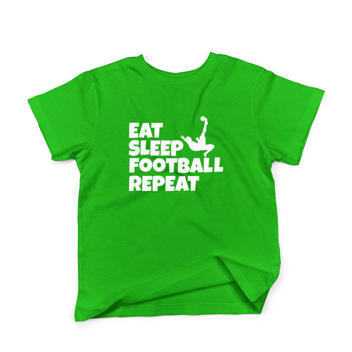 Epic Label Tshirt Eat Sleep Football Repeat T-Shirt Enfant