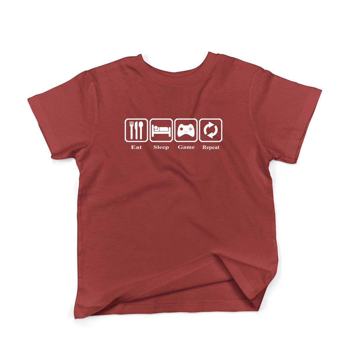Epic Label Tshirt Eat Sleep Game Repeat Design Vintage T-Shirt Enfant