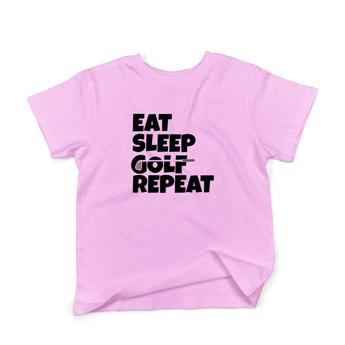 Epic Label Tshirt Eat Sleep Golf Repeat T-Shirt Enfant