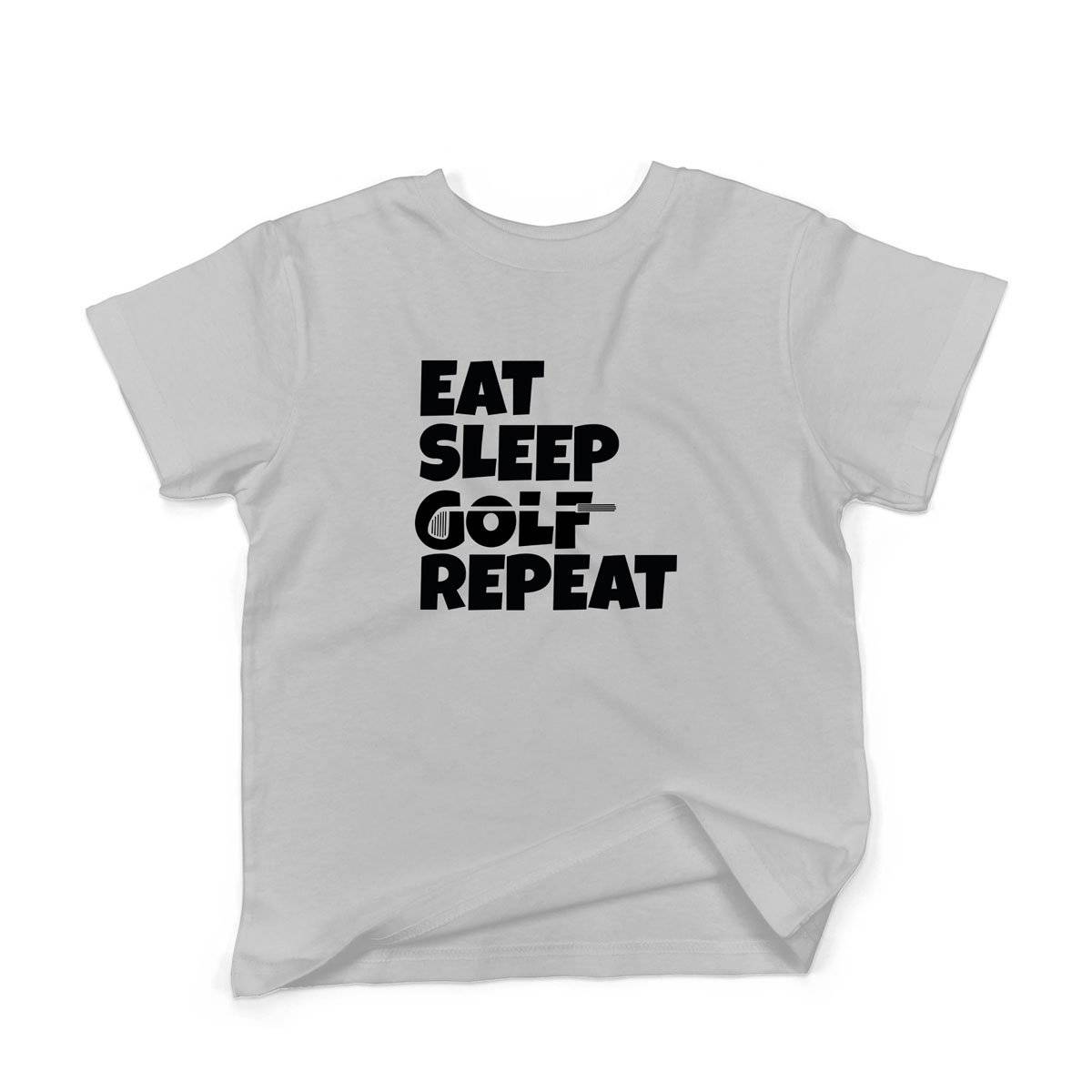 Epic Label Tshirt Eat Sleep Golf Repeat T-Shirt Enfant