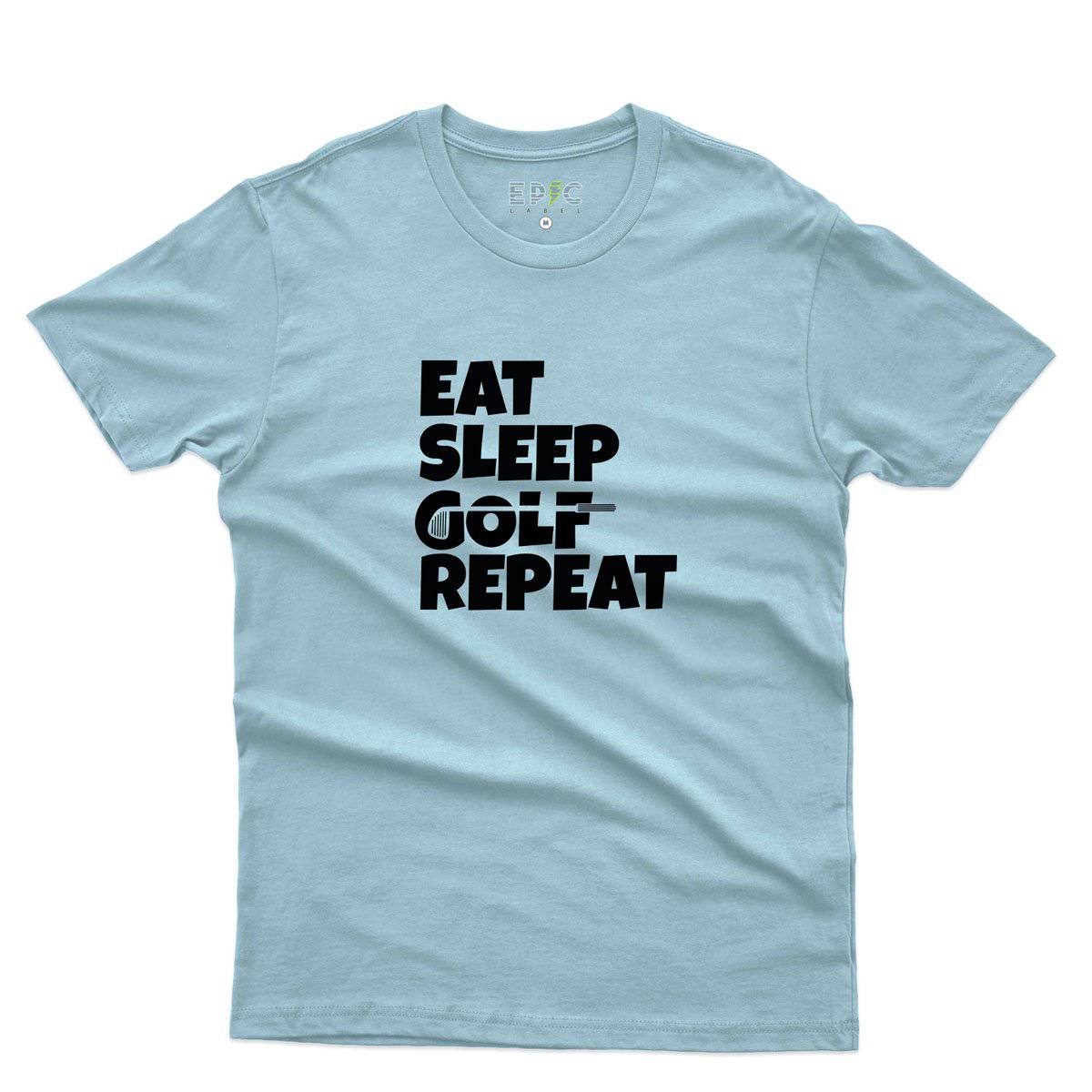 Epic Label Tshirt Eat Sleep Golf Repeat T-Shirt Pour Homme