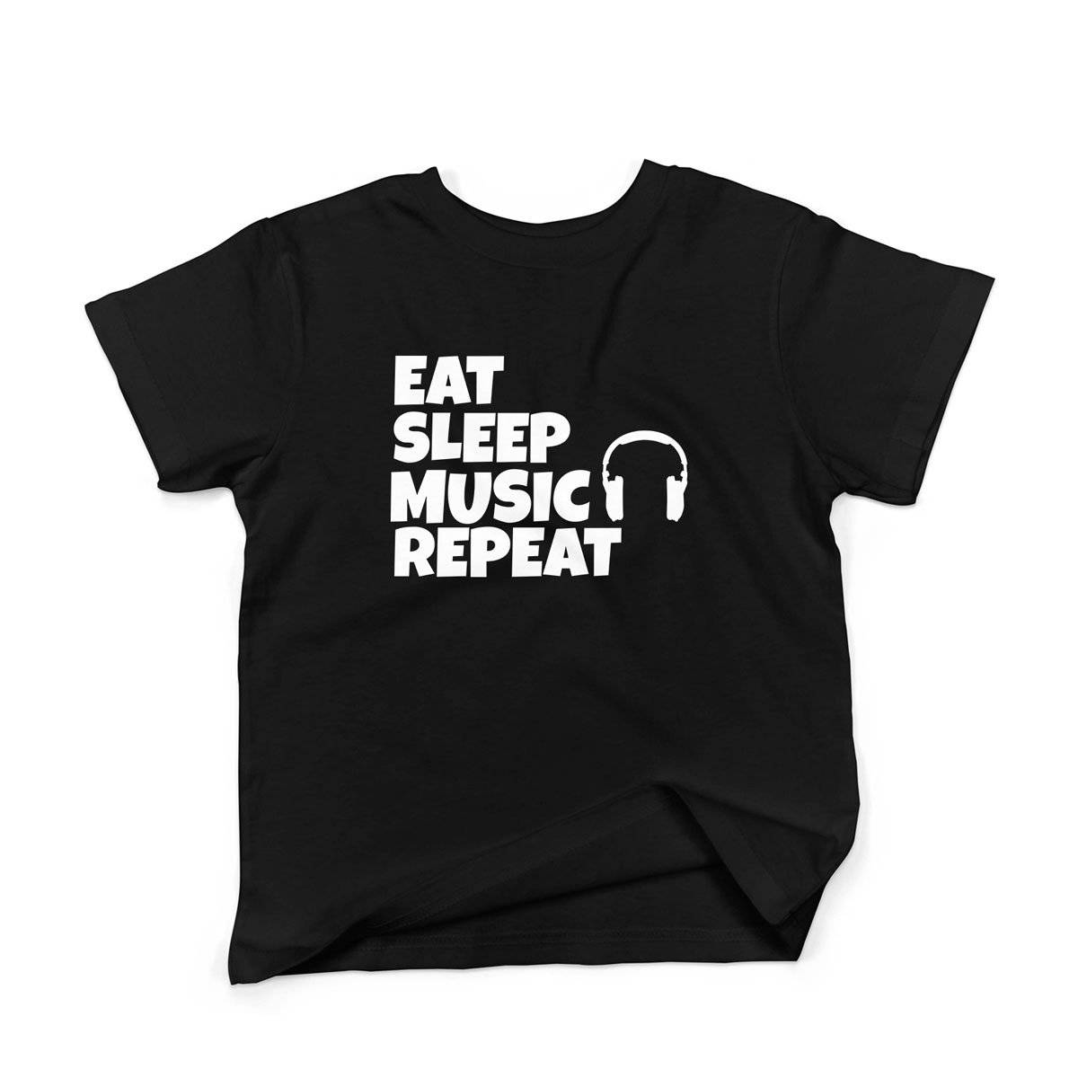 Epic Label Tshirt Eat Sleep Music Repeat T-Shirt Enfant