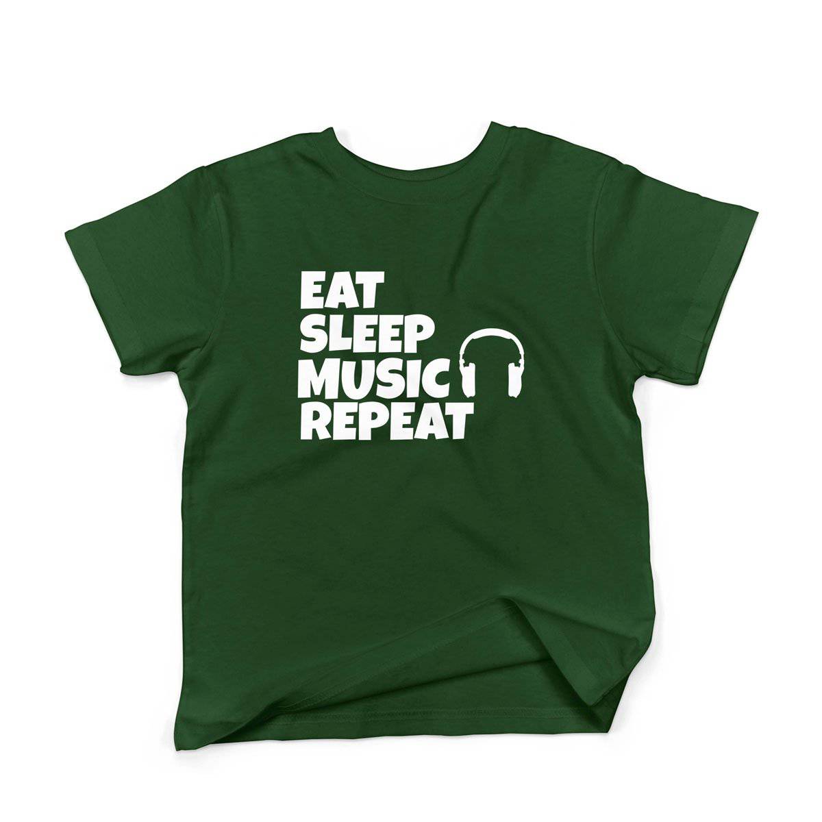 Epic Label Tshirt Eat Sleep Music Repeat T-Shirt Enfant
