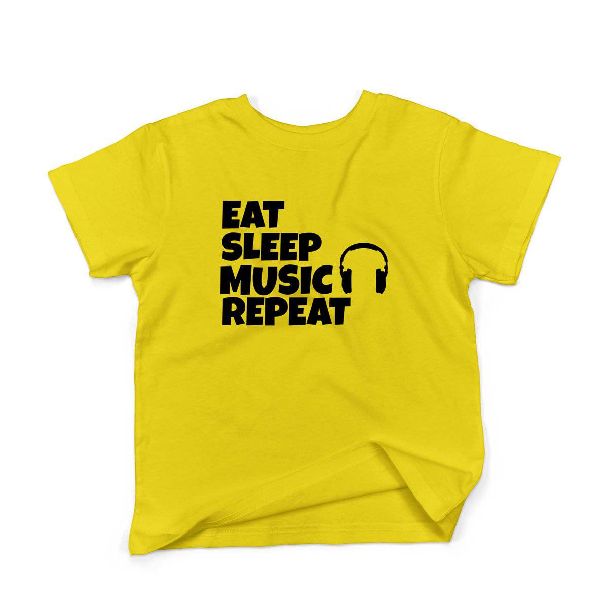 Epic Label Tshirt Eat Sleep Music Repeat T-Shirt Enfant