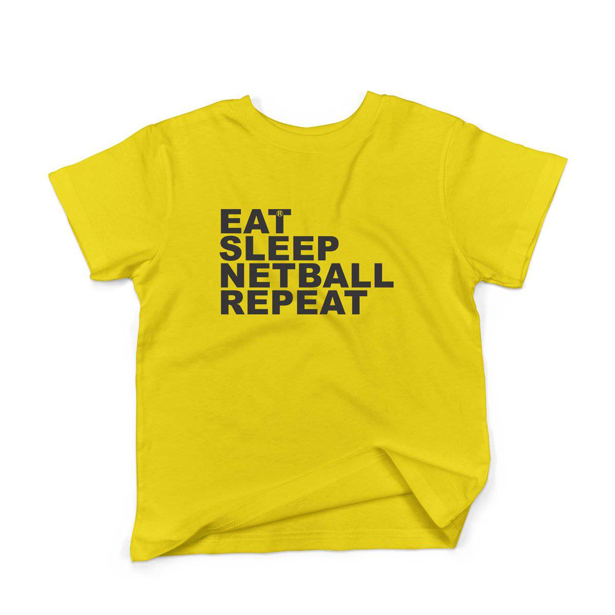 Epic Label Tshirt Eat Sleep Netball Repeat T-Shirt Enfant
