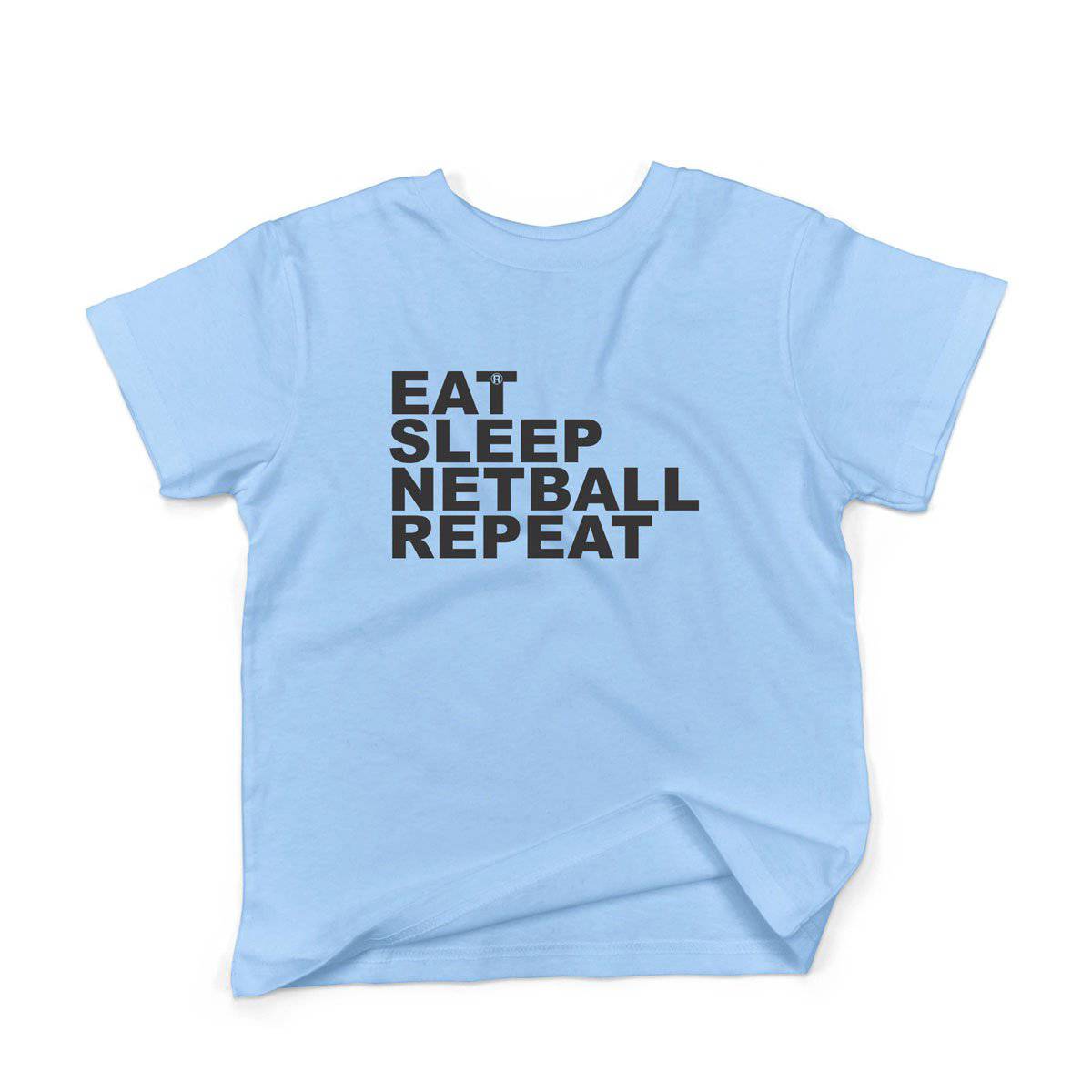 Epic Label Tshirt Eat Sleep Netball Repeat T-Shirt Enfant