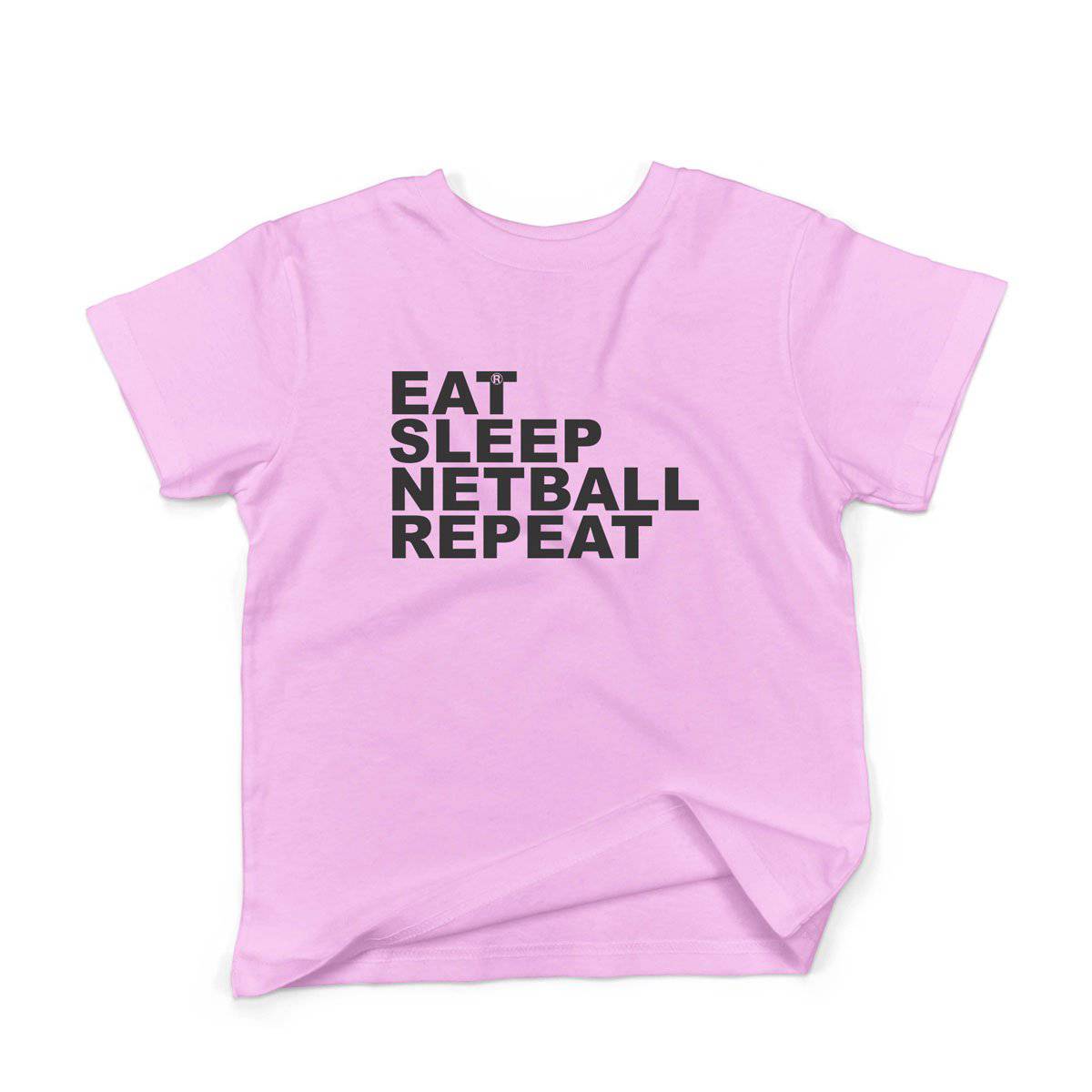 Epic Label Tshirt Eat Sleep Netball Repeat T-Shirt Enfant